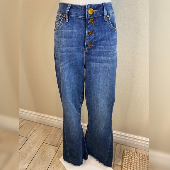 Seven7 Ultra High Rise Flare Jeans (12) - Picture 2 of 11
